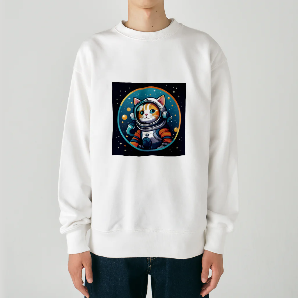 スペースキャットコレクションのコスモキャット Heavyweight Crew Neck Sweatshirt