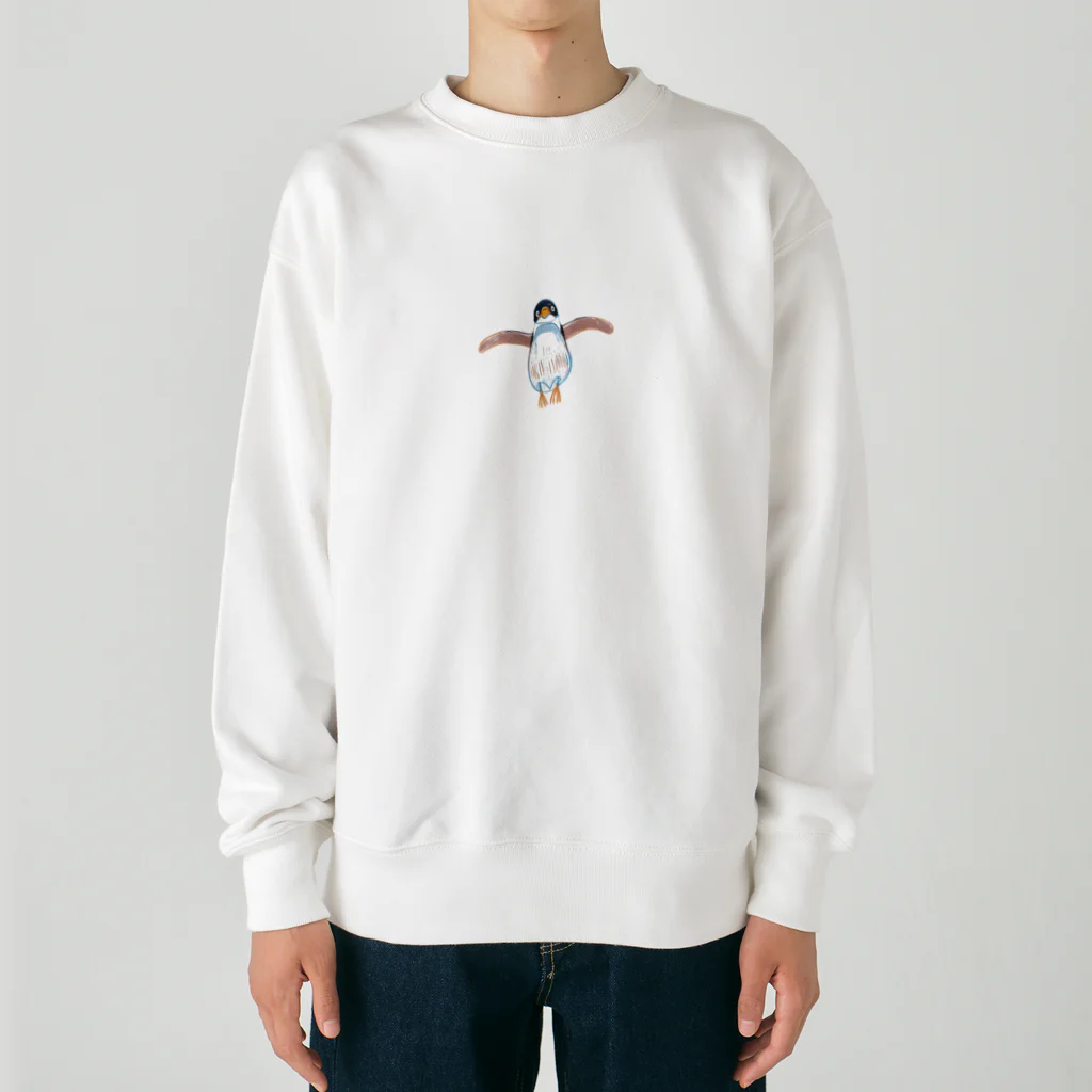 tomato16の空飛ぶペンギン Heavyweight Crew Neck Sweatshirt