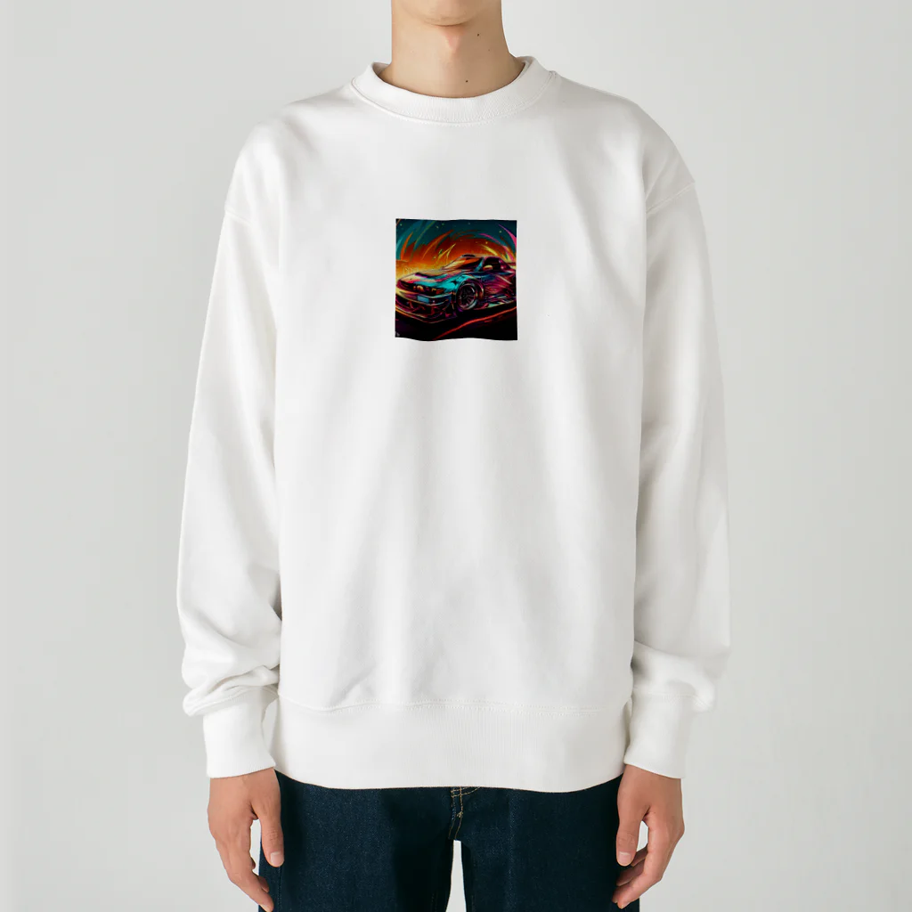 hiraisiwaのシルビアイラスト Heavyweight Crew Neck Sweatshirt