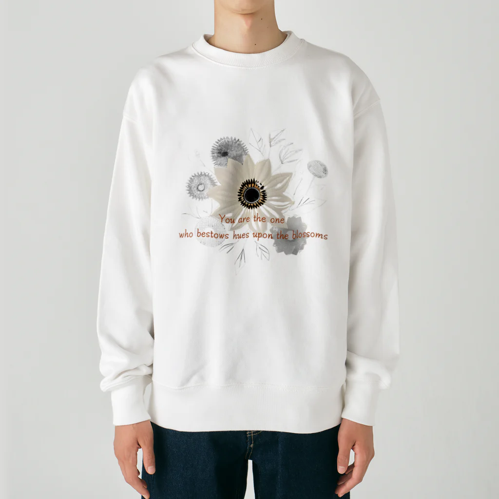 TakaHiro houseの色のない花 Heavyweight Crew Neck Sweatshirt