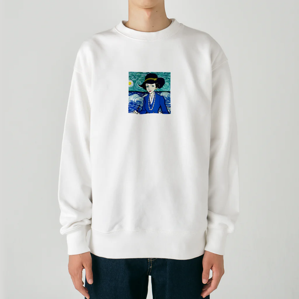 ラクダッピーのココシャネル、ゴッホの世界に行ってみた Heavyweight Crew Neck Sweatshirt