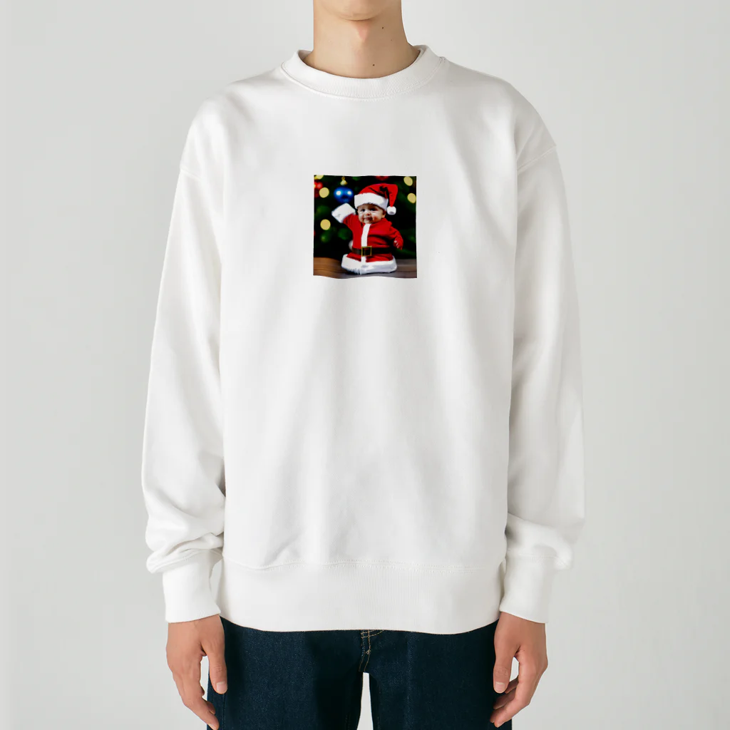 voice_magicianの可愛いサンタさんグッズ Heavyweight Crew Neck Sweatshirt