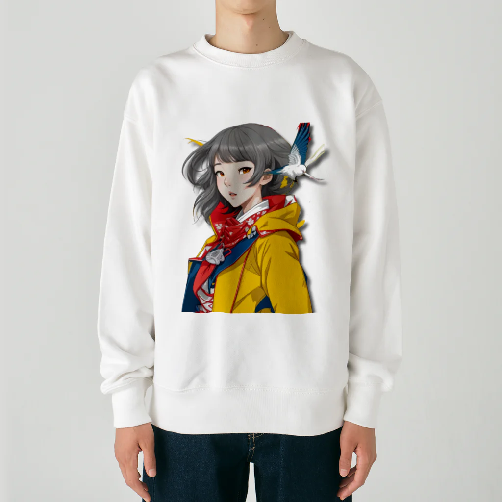 大正レトロJYOSIの大正レトロJYOSI　レイナ Heavyweight Crew Neck Sweatshirt