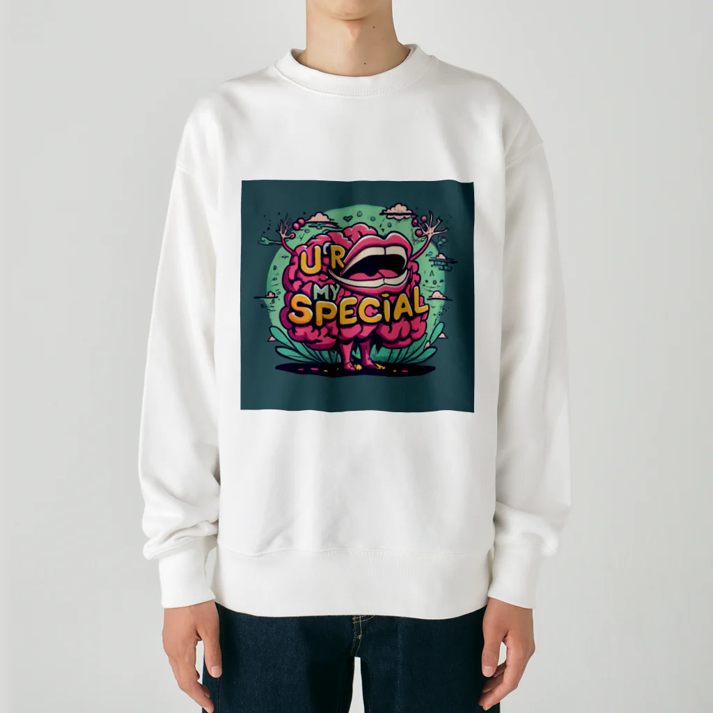 ノイトランナウェイの SPECIALZ BRAIN Heavyweight Crew Neck Sweatshirt