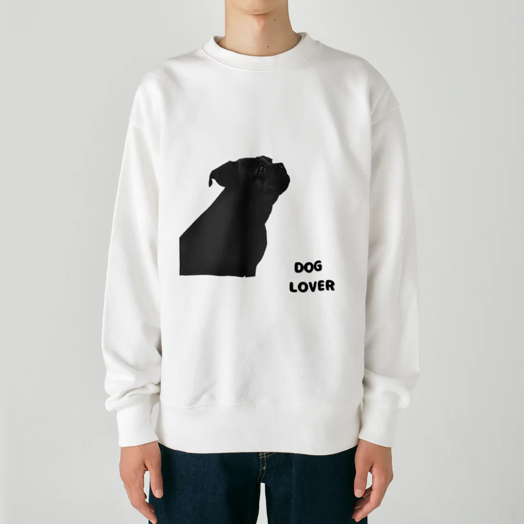 DOG LOVERのDOG LOVER（パグ） Heavyweight Crew Neck Sweatshirt