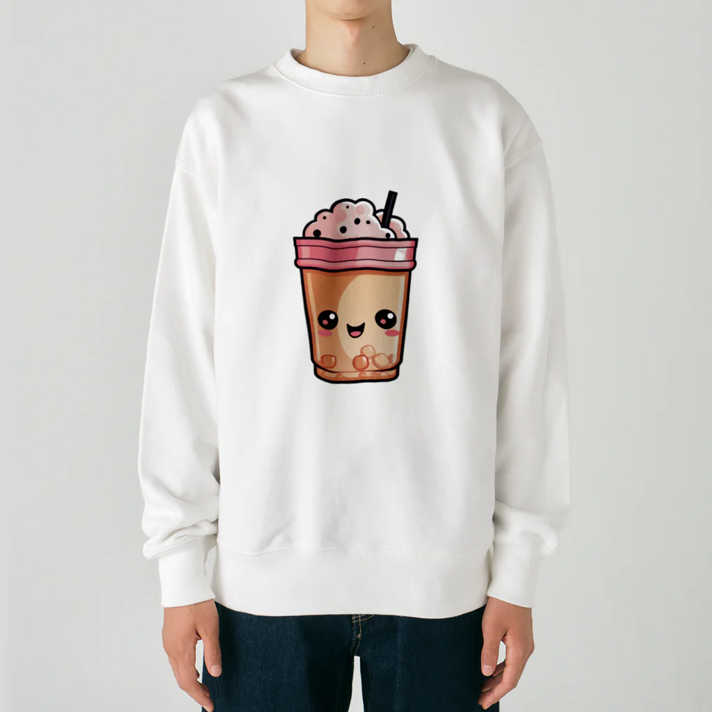 Vasetti_pressのタピオカミルクティー Heavyweight Crew Neck Sweatshirt