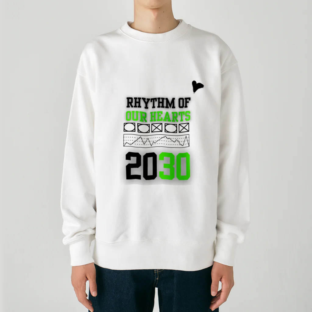 show.のRHYTHM OF 2030 Heavyweight Crew Neck Sweatshirt