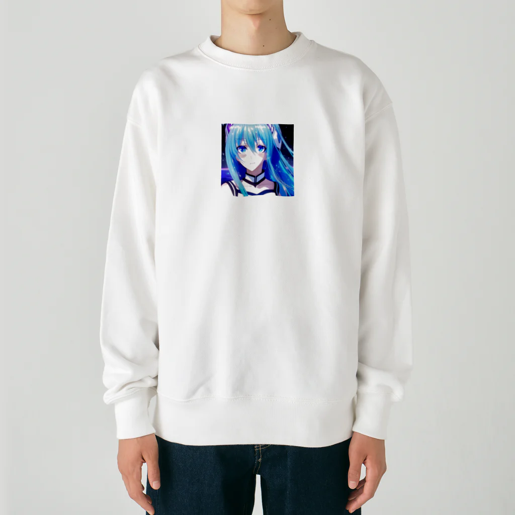 the blue seasonのるな (Luna) Heavyweight Crew Neck Sweatshirt