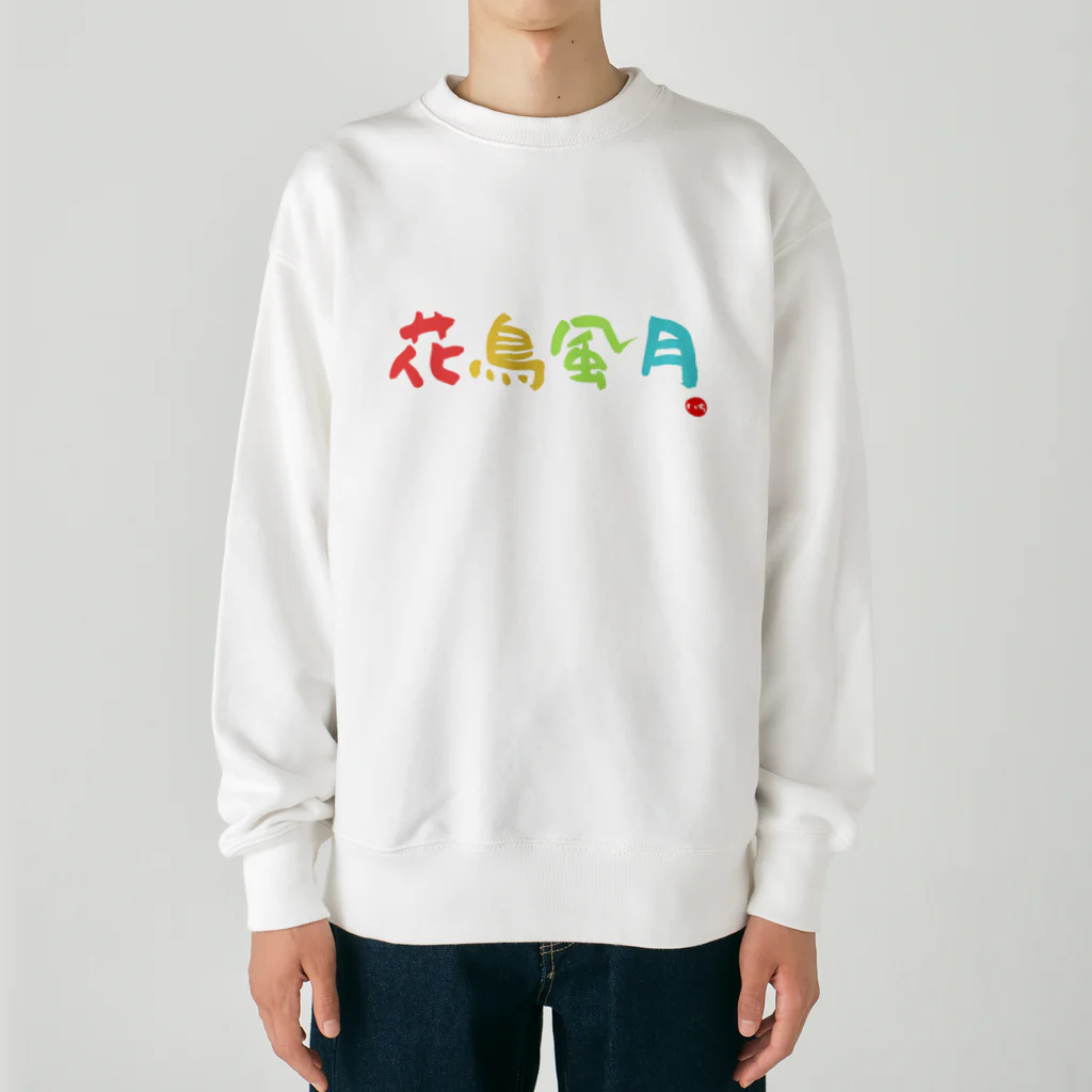 ICHI0808の花鳥風月 Heavyweight Crew Neck Sweatshirt