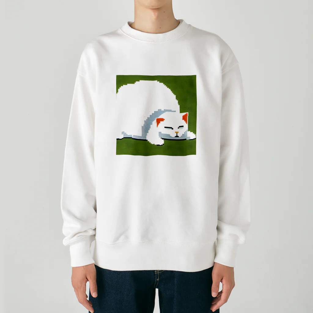 PixelArtMaestroの抹茶の魔法眠り Heavyweight Crew Neck Sweatshirt