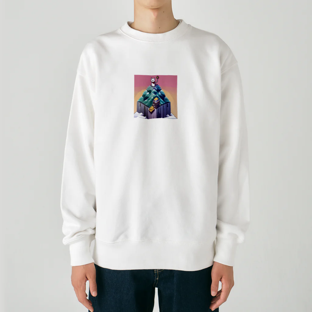 ネコピコshopのアドベンチャーキャット Heavyweight Crew Neck Sweatshirt