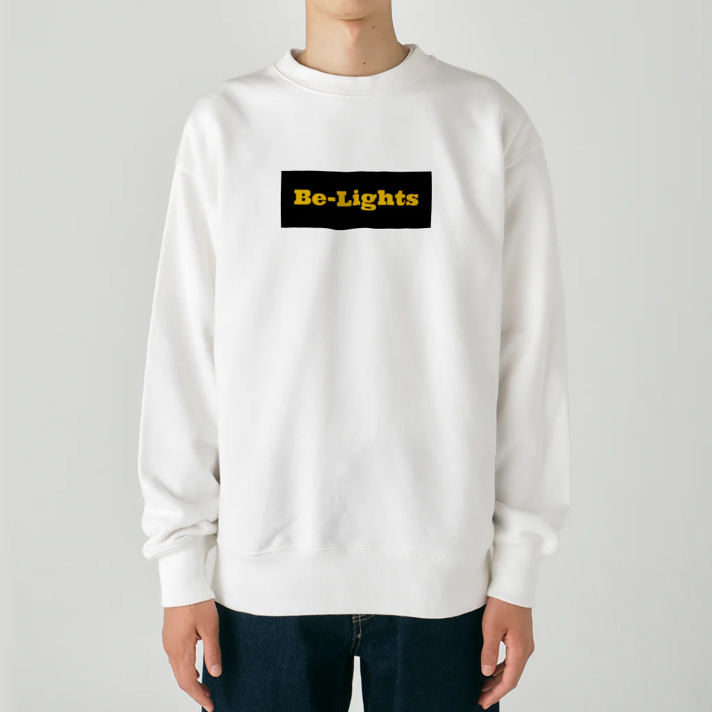 ジュニアマーチングバンド“Be-Lights”の文字ロゴバージョン｜黒 Heavyweight Crew Neck Sweatshirt