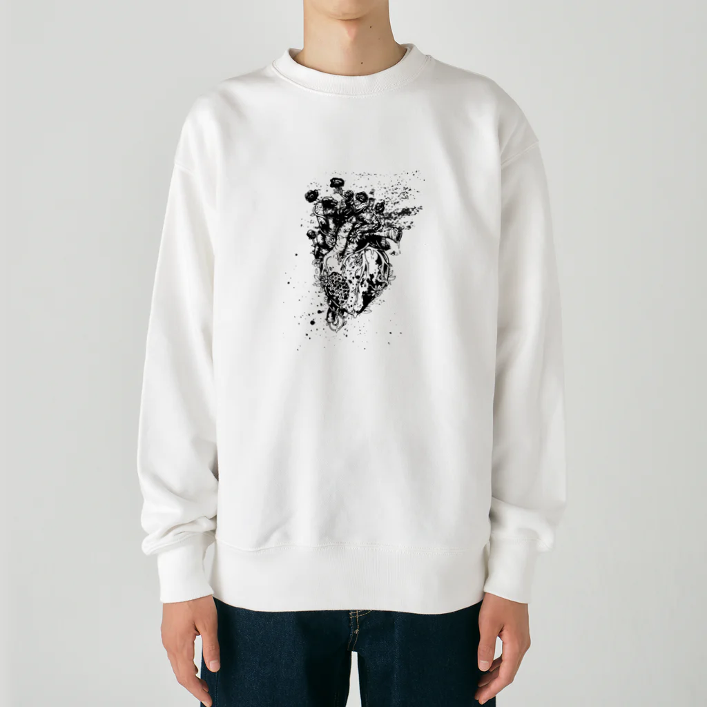 osikatsu-zpのハート Heavyweight Crew Neck Sweatshirt