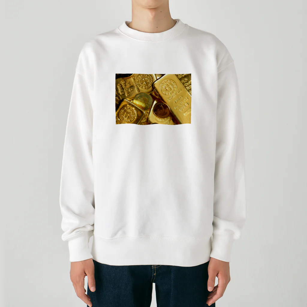 invitationのゴールド Heavyweight Crew Neck Sweatshirt