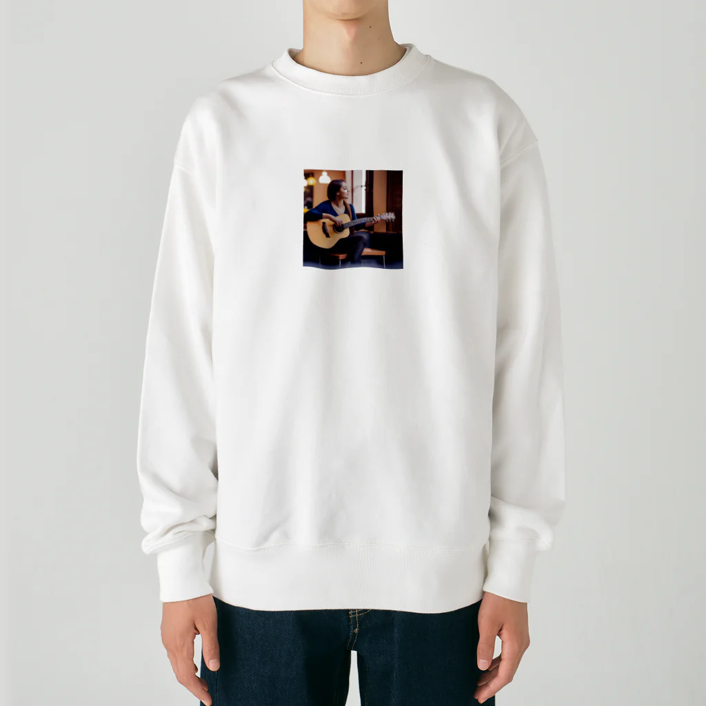 Stylishのシンガーの表現 Heavyweight Crew Neck Sweatshirt