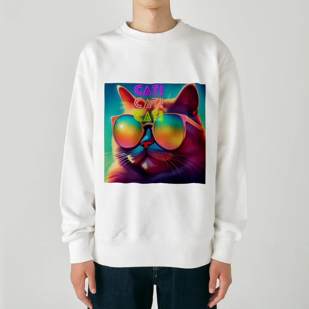 tatuuのShady Cat! Heavyweight Crew Neck Sweatshirt