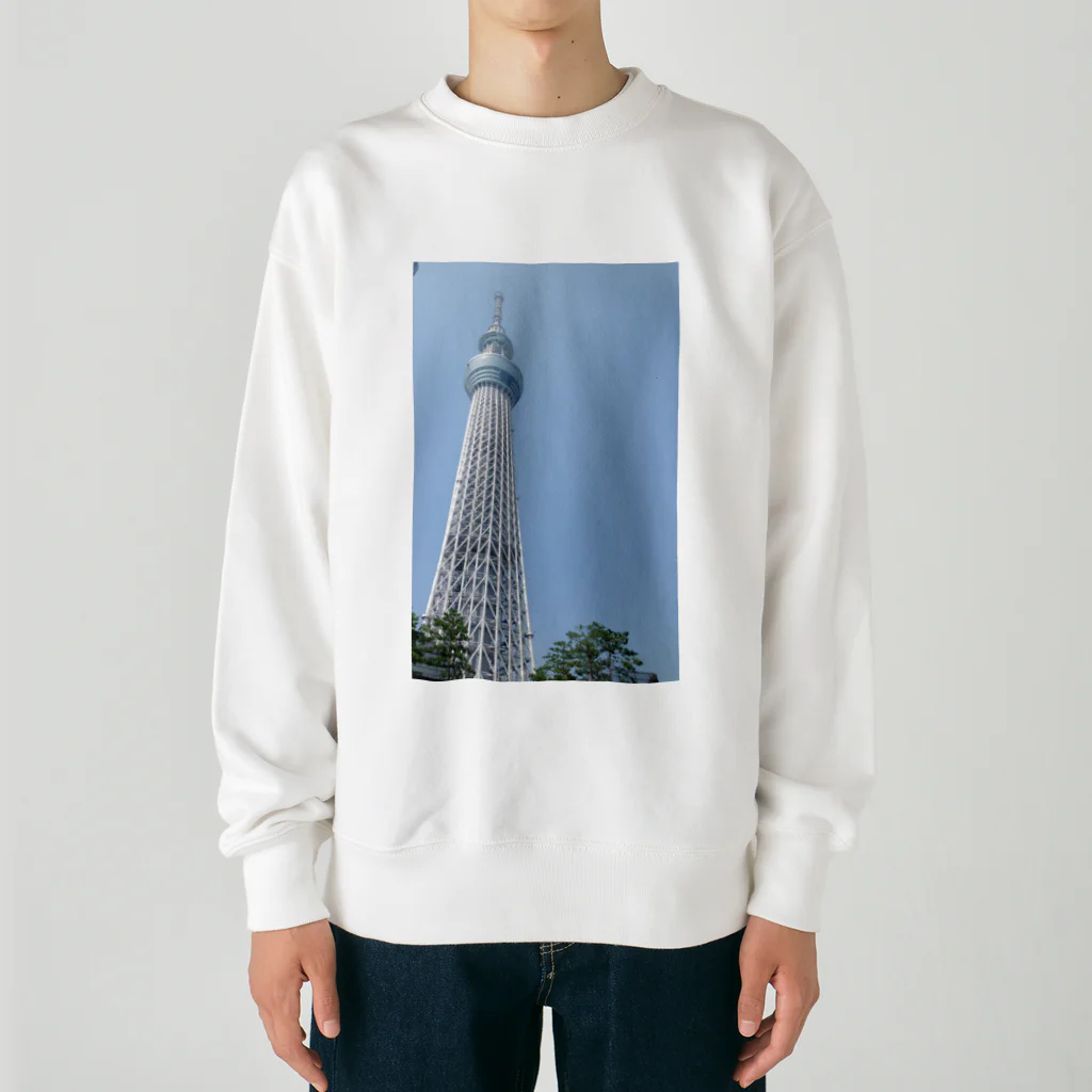 kyurakkoのTOKYO SKYTREE Heavyweight Crew Neck Sweatshirt