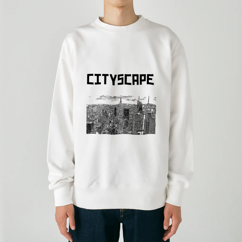 chieemakoのCITYSCAPE Heavyweight Crew Neck Sweatshirt