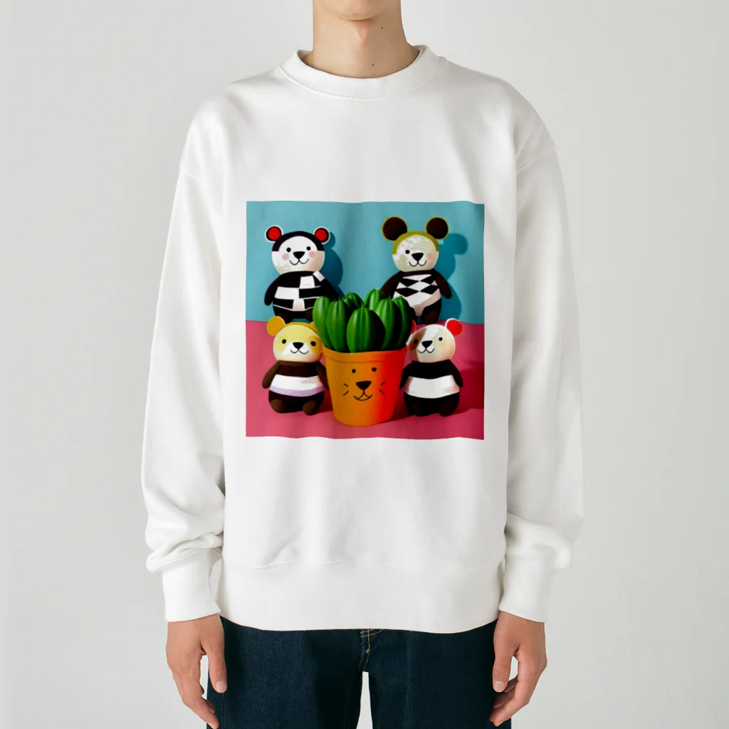 ZARAMEのぱんくま Heavyweight Crew Neck Sweatshirt