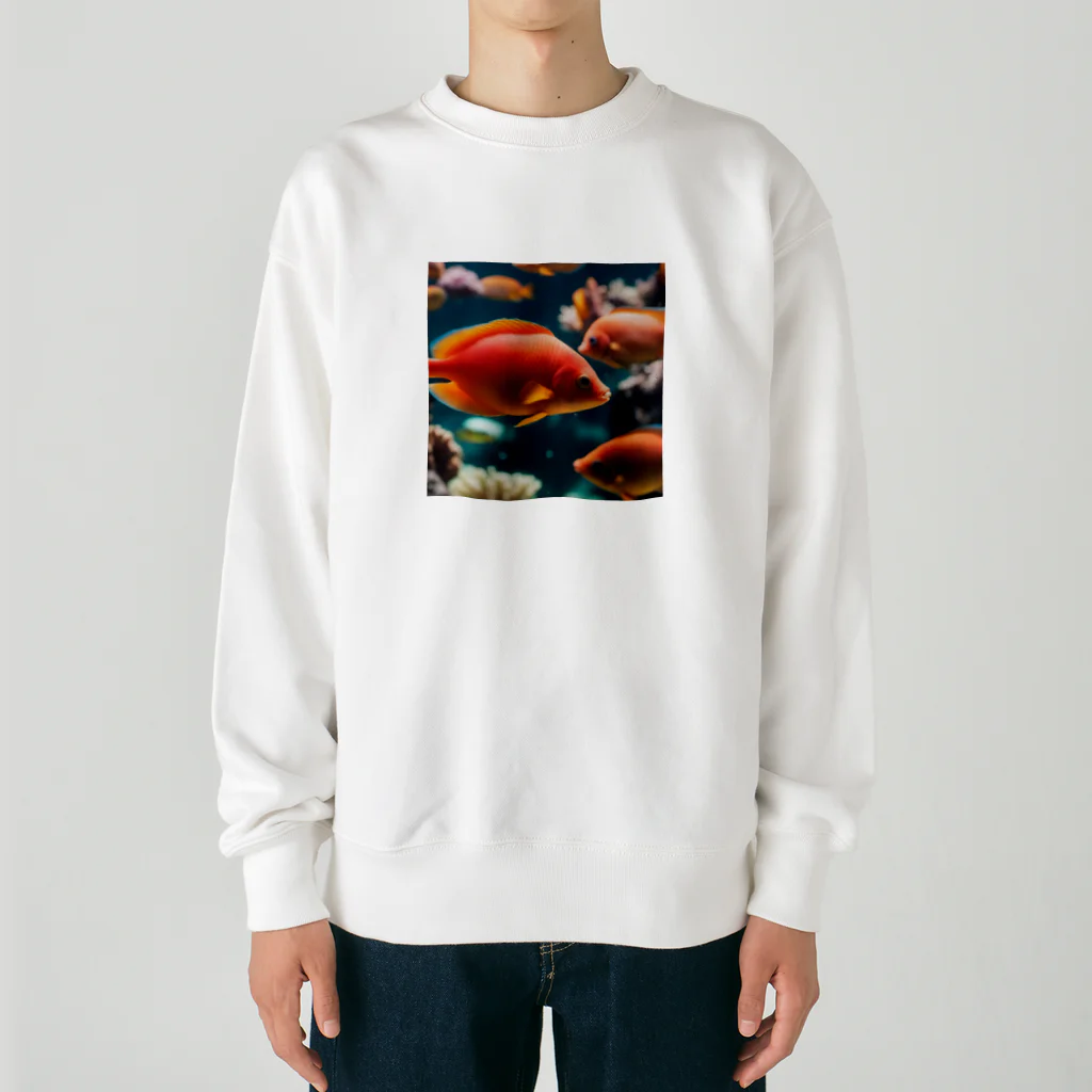 DapperMixの珊瑚の楽園、美魚群グッズ Heavyweight Crew Neck Sweatshirt