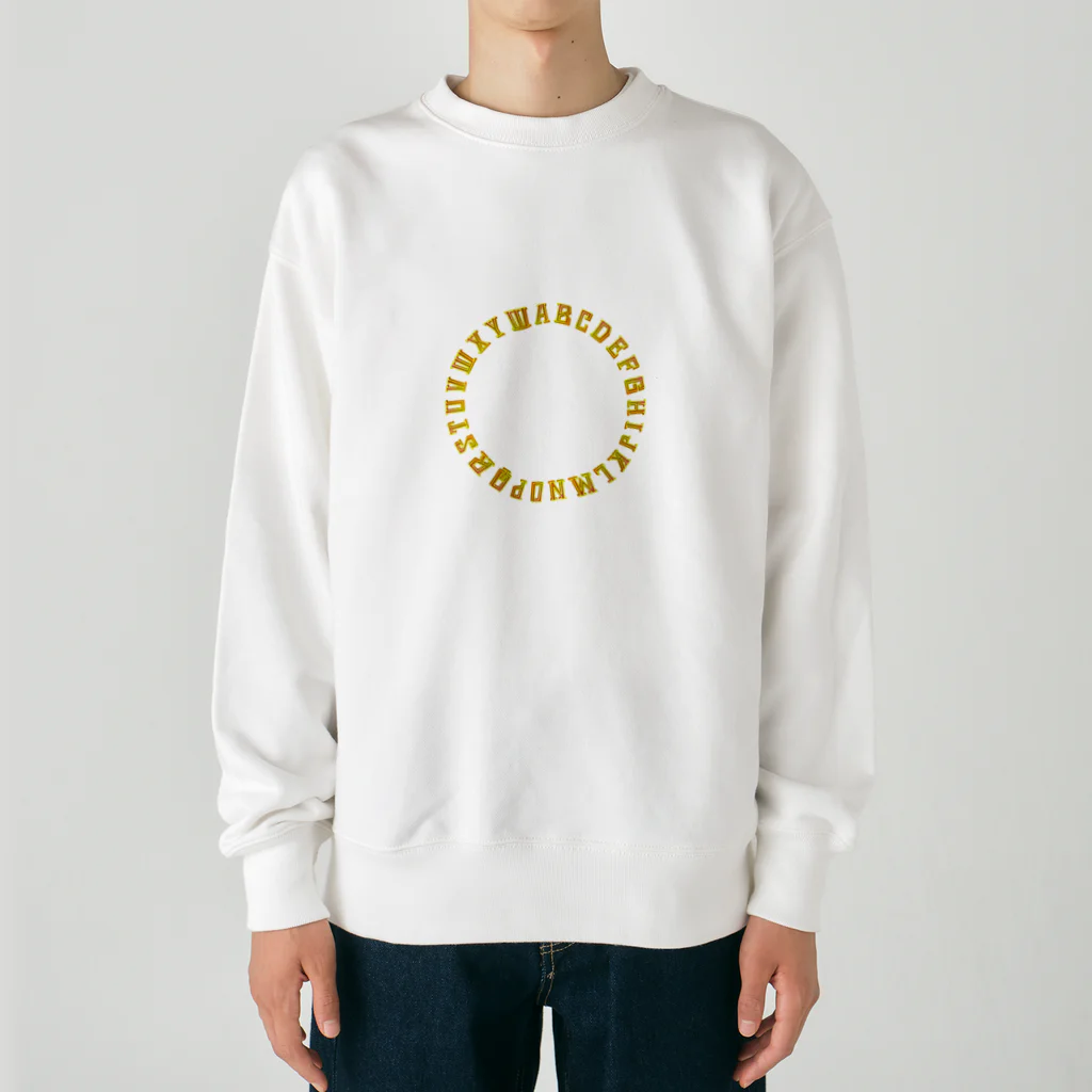 アルアルのアルファベットリング Heavyweight Crew Neck Sweatshirt