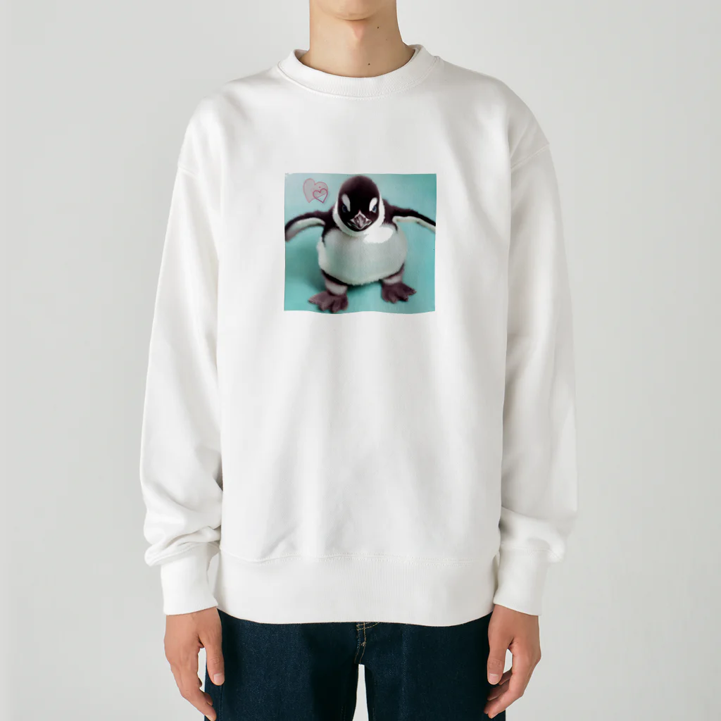 blackcofee12のペンギン赤ちゃん2 Heavyweight Crew Neck Sweatshirt