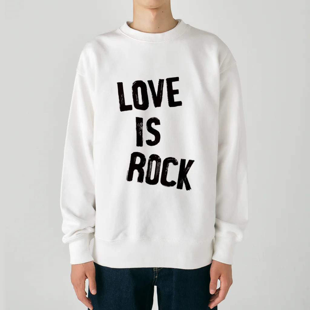 ファンタジスターのLOVE IS  ROCK Heavyweight Crew Neck Sweatshirt