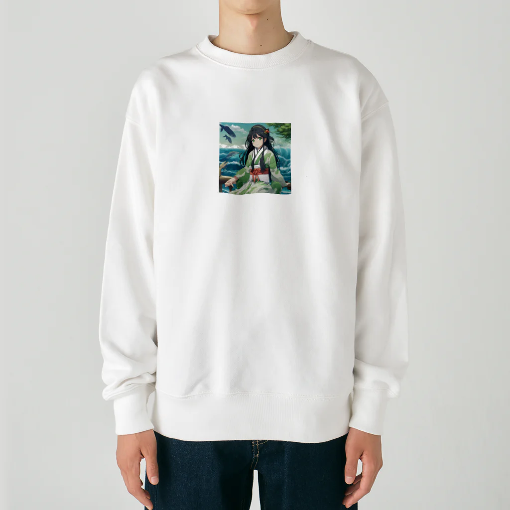 the blue seasonの大沢 あや（おおさわ あや） Heavyweight Crew Neck Sweatshirt