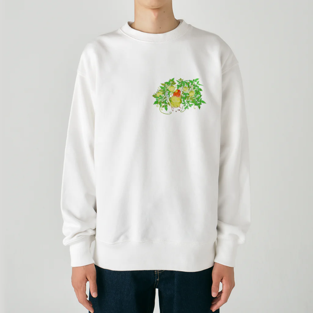 【コザクラインコ】オピーチョのお店の9月のオピーチョ【コザクラインコ】 Heavyweight Crew Neck Sweatshirt