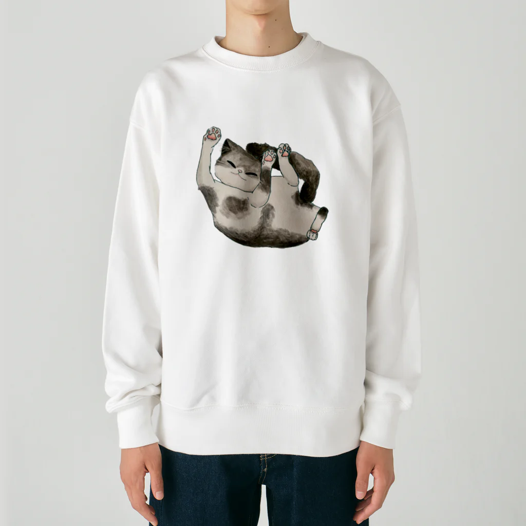 yukinokonokoの同じネコなら楽しむニャンニャン Heavyweight Crew Neck Sweatshirt