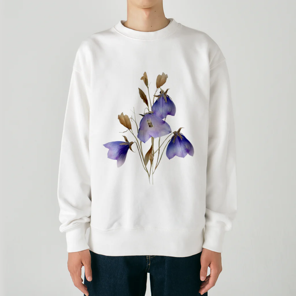 Atelier Petrichor Forestのキキョウ Chinese bellflower Heavyweight Crew Neck Sweatshirt