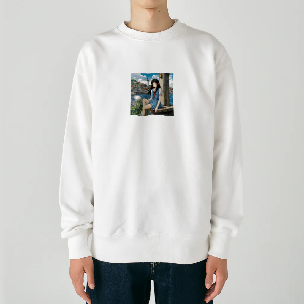 the blue seasonの松井 美穂（まつい みほ） Heavyweight Crew Neck Sweatshirt