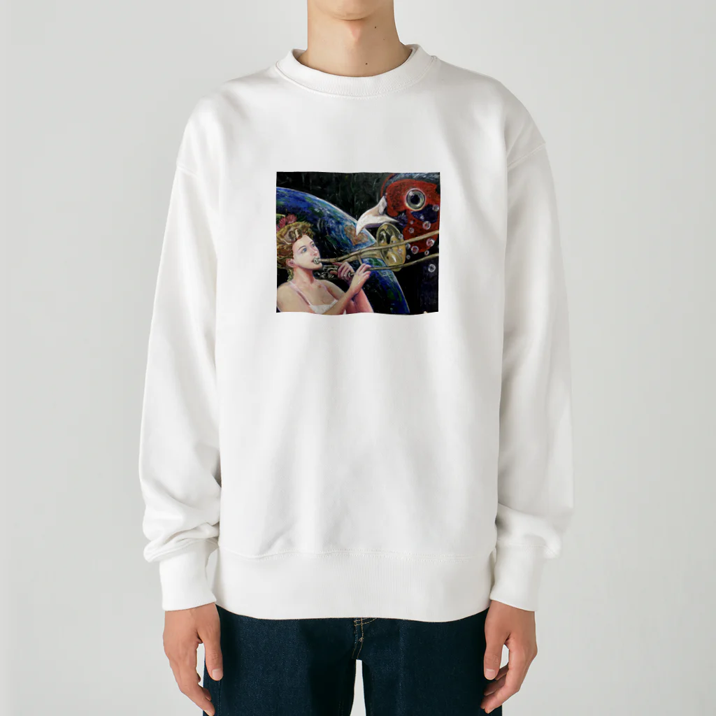  ブンスタのSHAFT  Heavyweight Crew Neck Sweatshirt