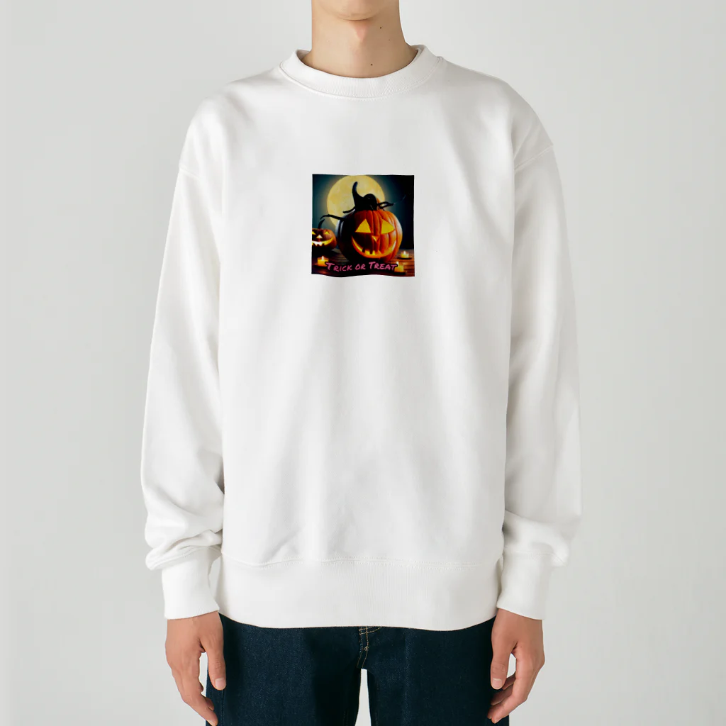 sam-chのハロウィンパンプキン Heavyweight Crew Neck Sweatshirt