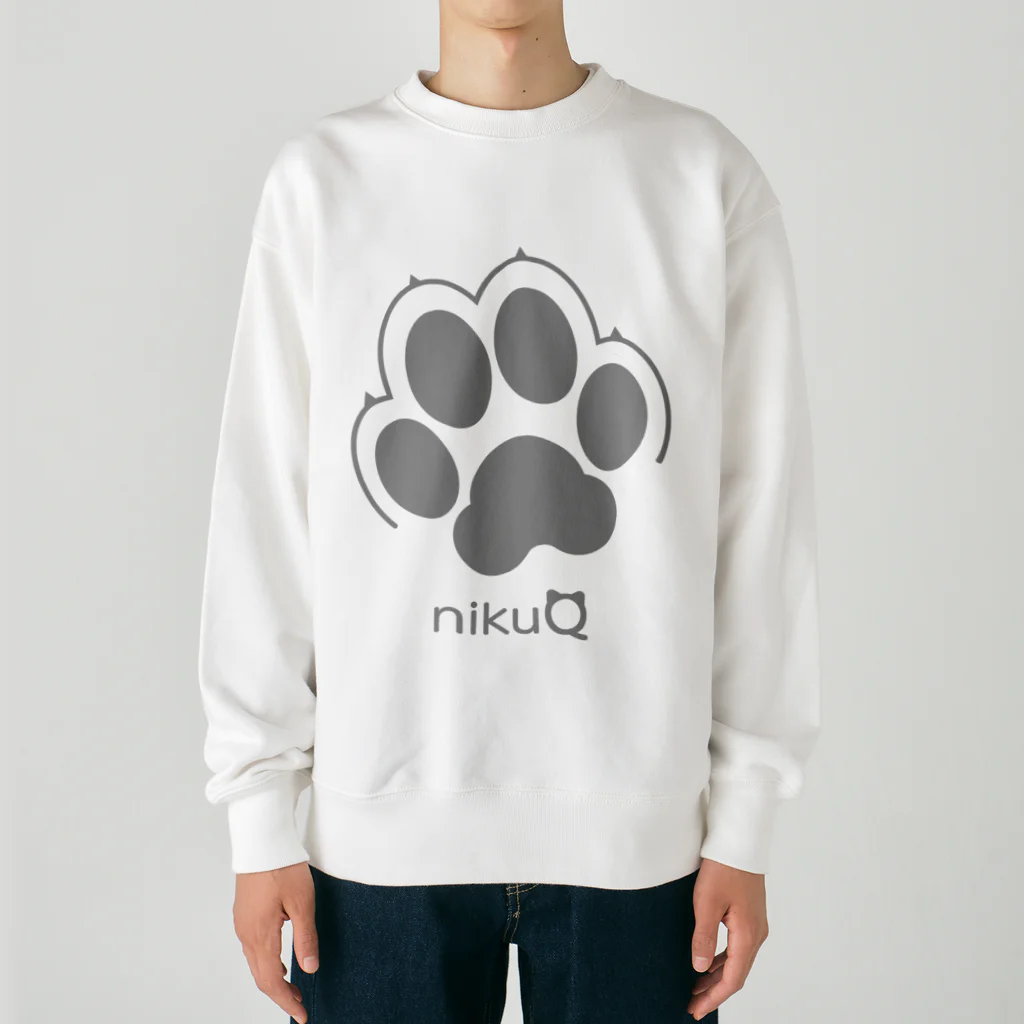 WebArtsの肉球をモチーフにしたオリジナルブランド「nikuQ」（犬タイプ）です Heavyweight Crew Neck Sweatshirt