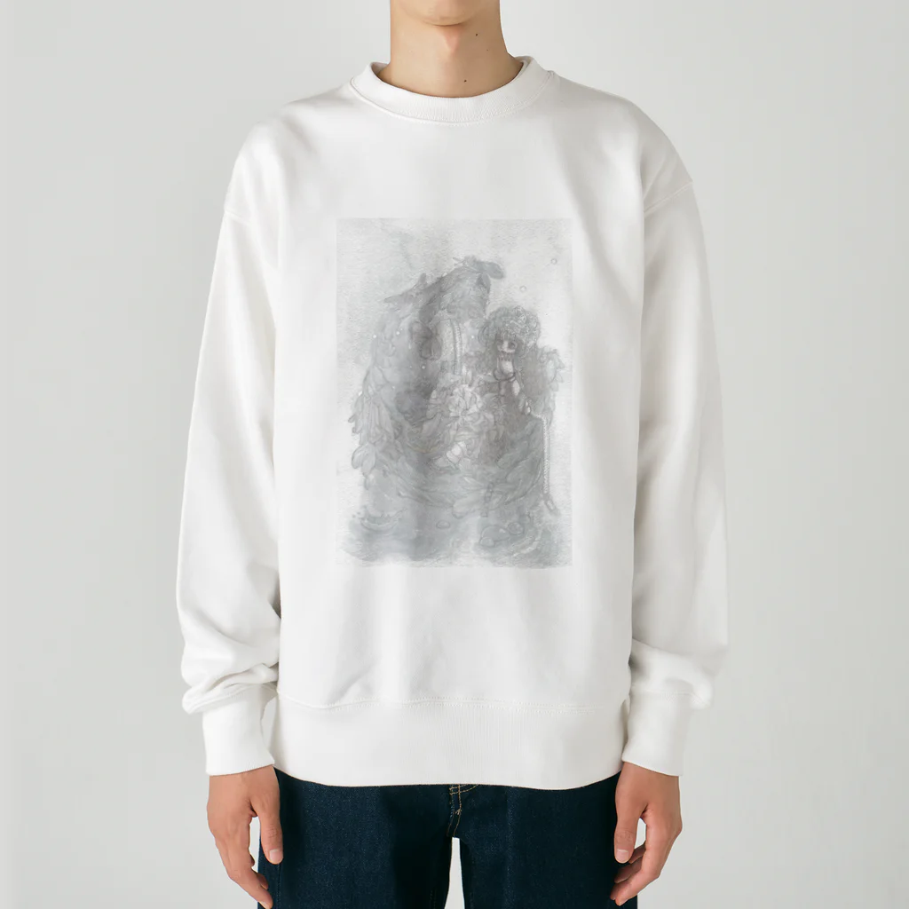 水面のSommeilily Heavyweight Crew Neck Sweatshirt