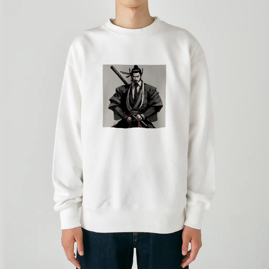 hyon1004のサラリーマン侍 Heavyweight Crew Neck Sweatshirt