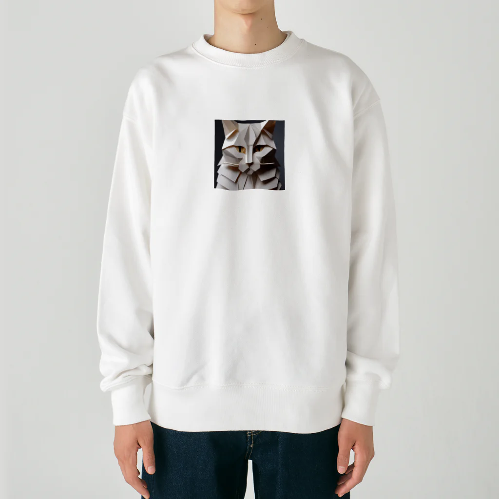 デザインマジックボックスのアメリカン・ペーパーキャット Heavyweight Crew Neck Sweatshirt