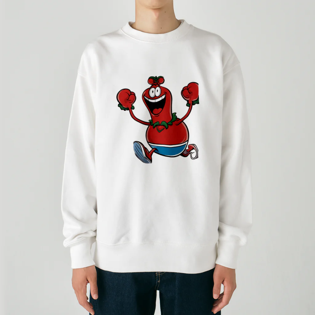 Suzurin’s Creationsのトマトのトミー Heavyweight Crew Neck Sweatshirt