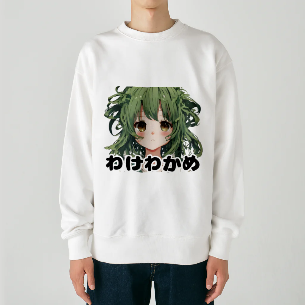 アジンガーのわけわかめ Heavyweight Crew Neck Sweatshirt