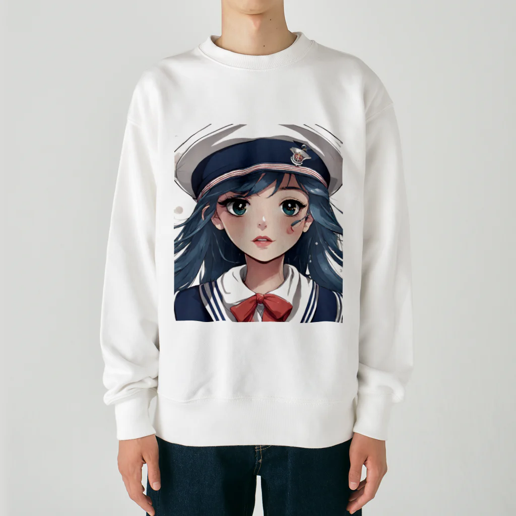 MUSE projectの海のような美少女 Heavyweight Crew Neck Sweatshirt