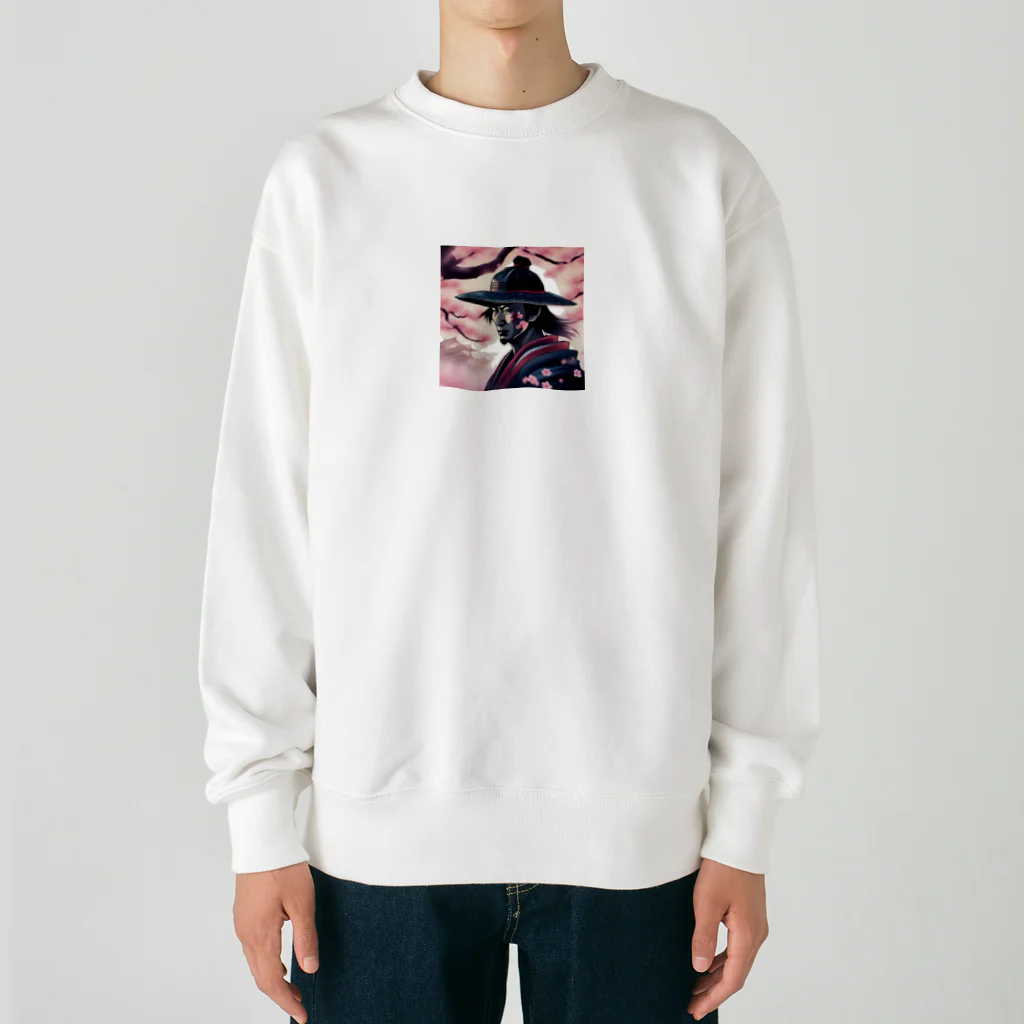 samurai-isの桜とサムライ Heavyweight Crew Neck Sweatshirt