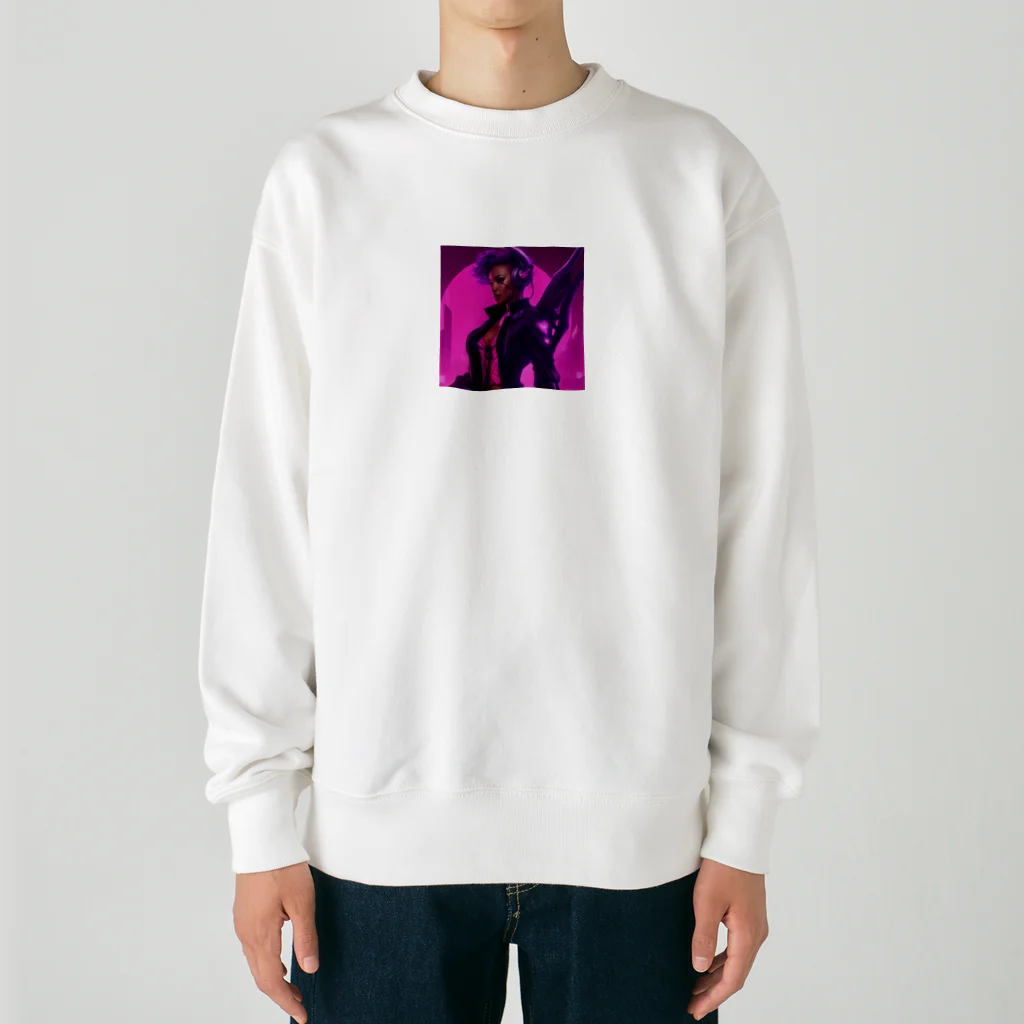 ぽてとのレオナ Heavyweight Crew Neck Sweatshirt