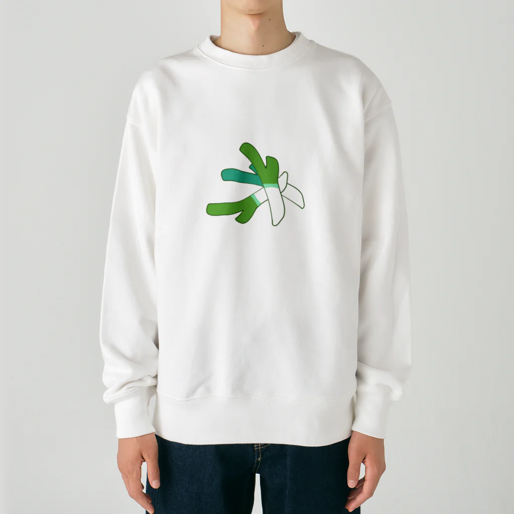 ぴっぽこぽの高級ねぎ Heavyweight Crew Neck Sweatshirt