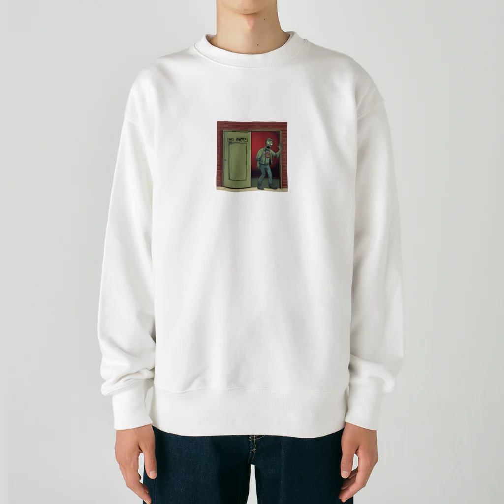 RyosukeYamamotoの侵略ゾンビ君 Heavyweight Crew Neck Sweatshirt