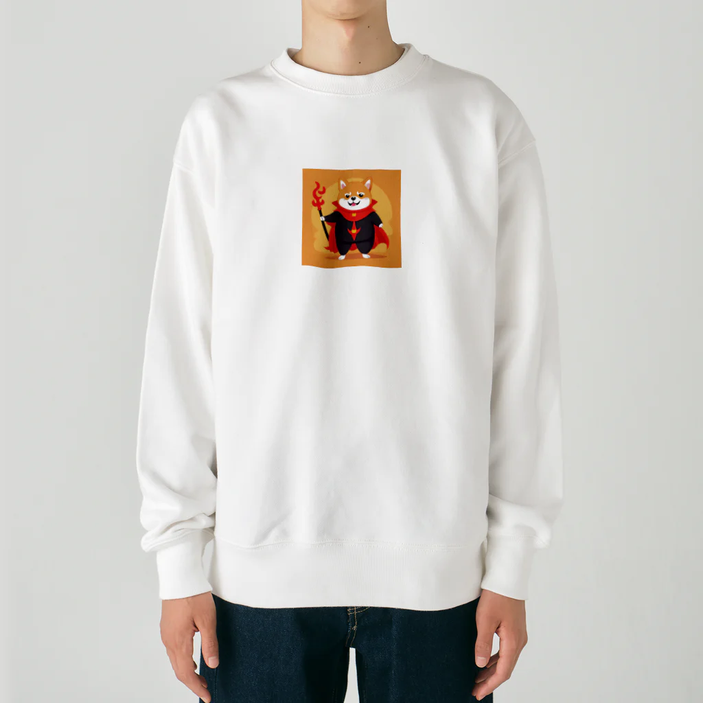 Apollo-0918のオヤツを強請るシバ犬 Heavyweight Crew Neck Sweatshirt