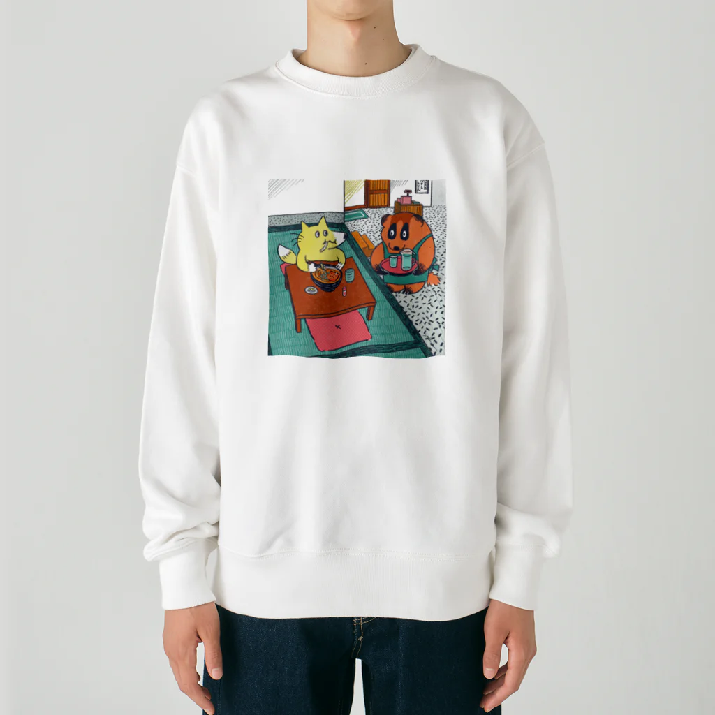 ヤブイヌ製作所のお冷もどうぞムジナ Heavyweight Crew Neck Sweatshirt