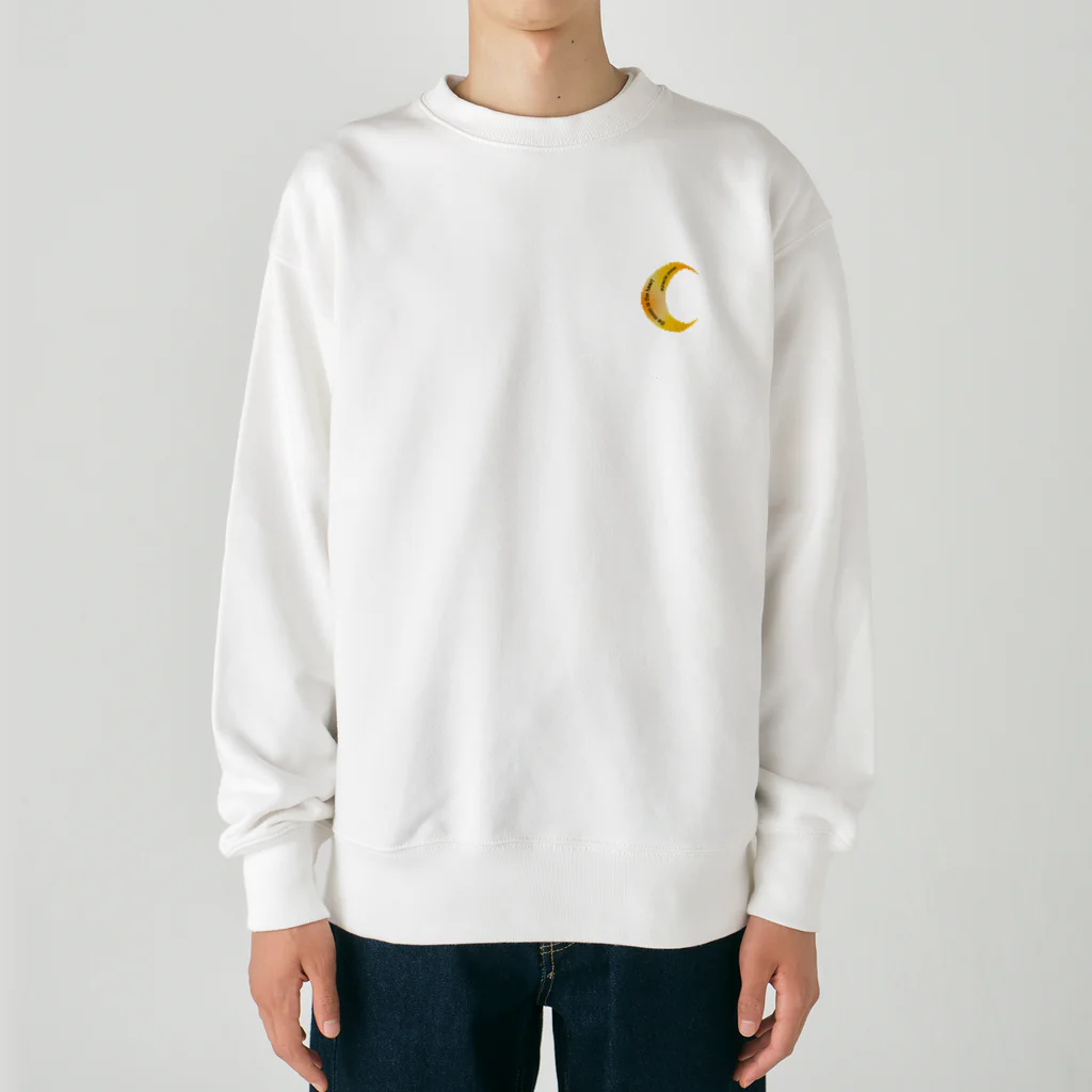  MIRACLE MOONの満ち欠ける月rainbow Heavyweight Crew Neck Sweatshirt