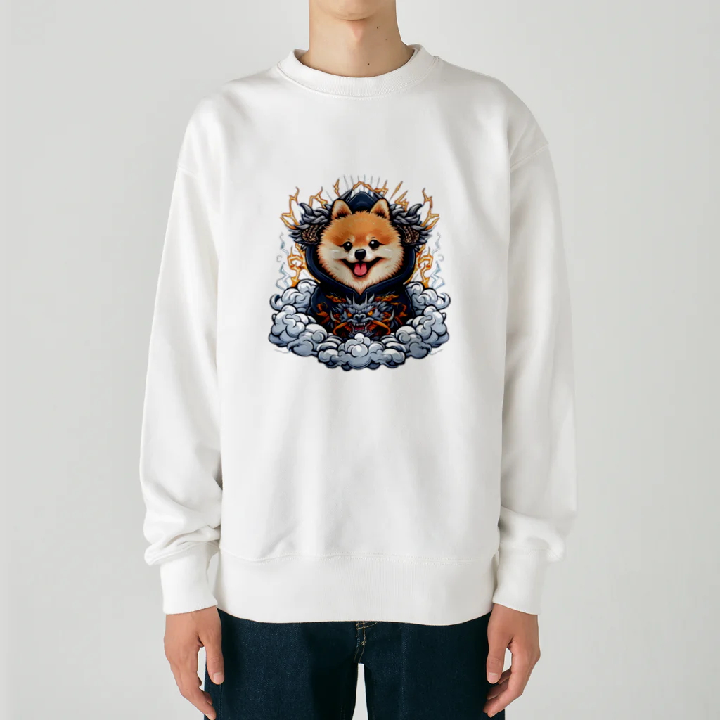 Pom-Dog'sのポメドラゴン Heavyweight Crew Neck Sweatshirt