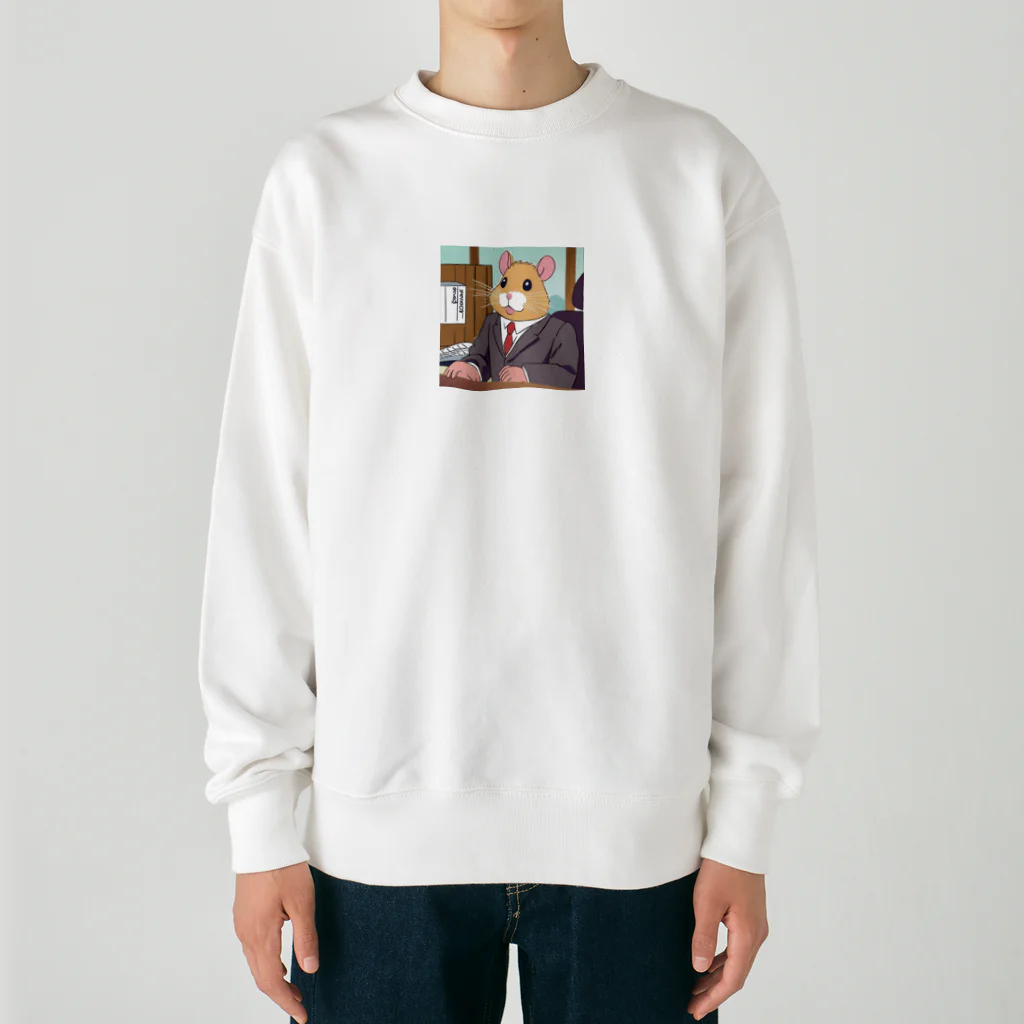 WaCaKuSaの権利を主張する前に責務を果たしなさい Heavyweight Crew Neck Sweatshirt